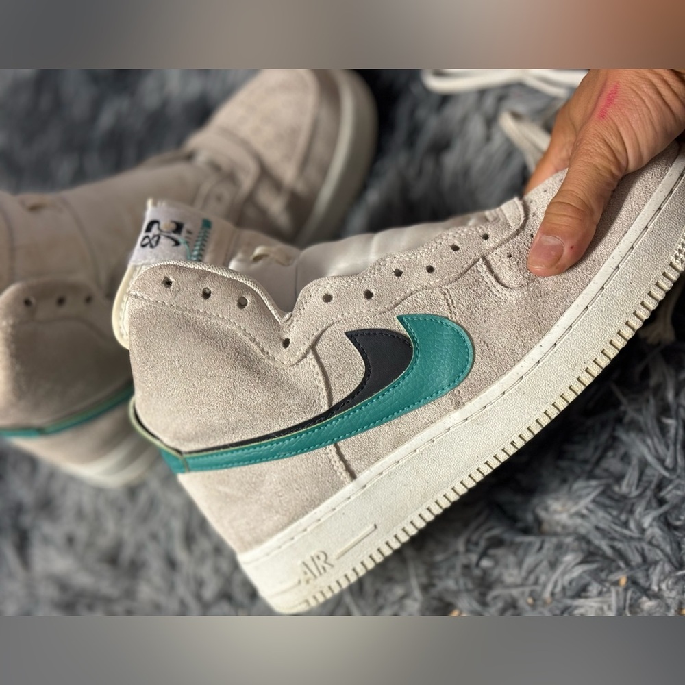Nike Air Force 1 High Sesame-Neptune Green